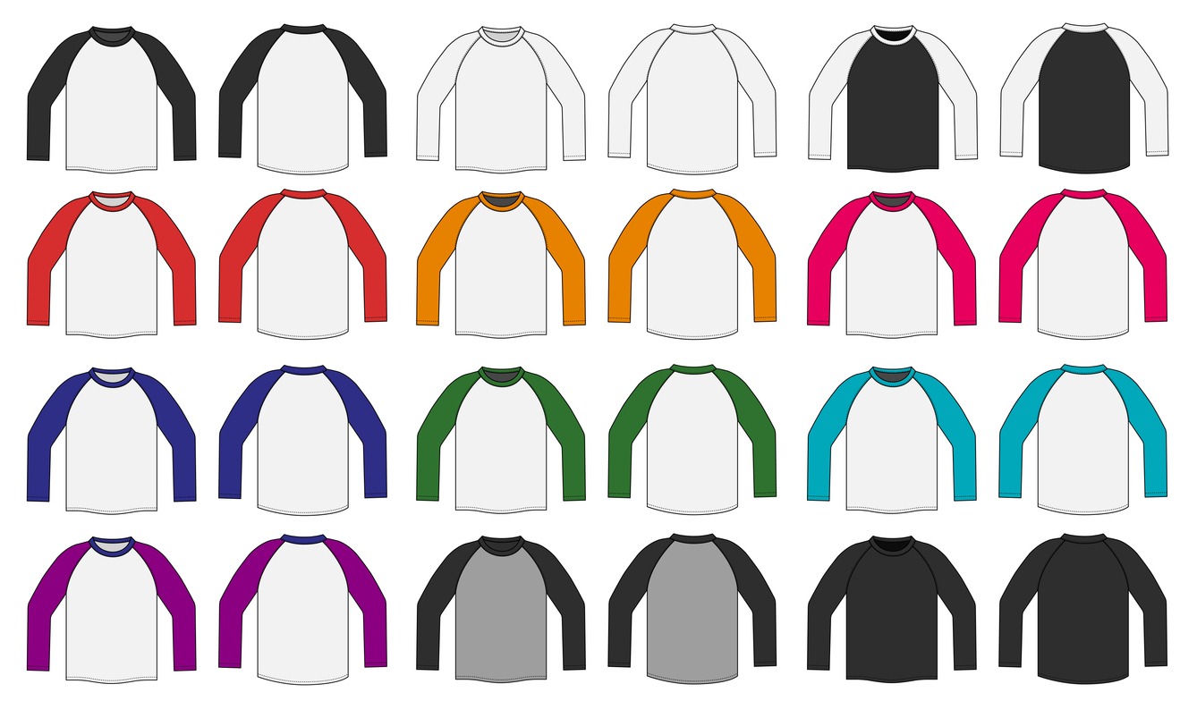 Raglan shirts