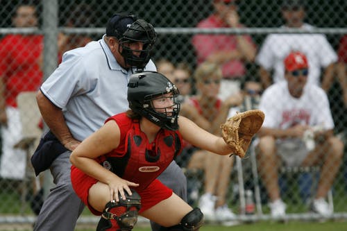 catcher helmet