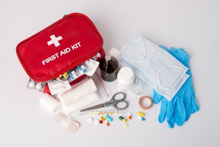 first aid kit contents
