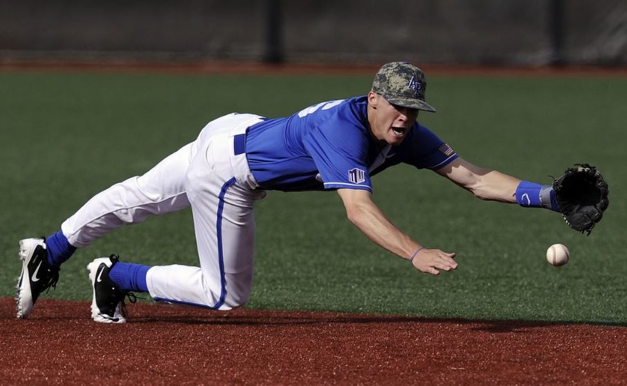 Nike baseball cleats worn by a player