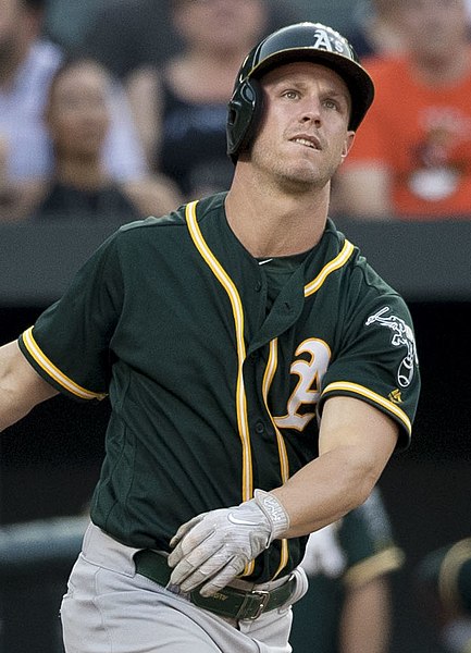 Powell with the Oakland Athletics in 2017