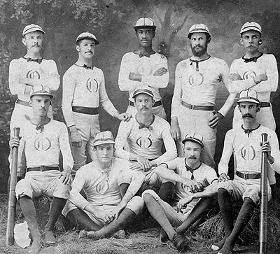 The first baseball uniforms
