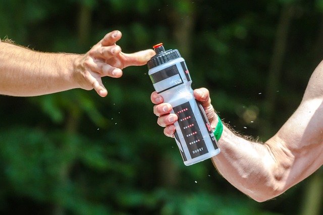 water or sports drink bottle