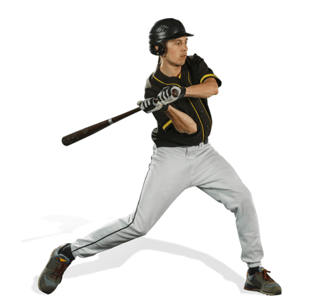 baseball player with a bat